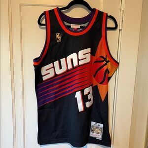 Mitchell & Ness Black and Orange Suns Jersey